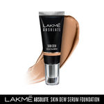 Buy Lakme Absolute Skin Dew Serum Foundation Neutral Nude 30g - Purplle