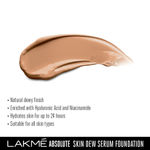 Buy Lakme Absolute Skin Dew Serum Foundation Neutral Nude 30g - Purplle