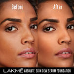 Buy Lakme Absolute Skin Dew Serum Foundation Warm Sand 30g - Purplle