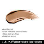 Buy Lakme Absolute Skin Dew Serum Foundation Neutral Almond 30 gm - Purplle