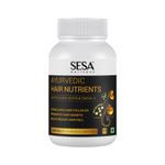 Buy Sesa Ayurvedic Hair Nutrients - Plant based DHT Blocker, Biotin & Omega-3 | Controls Hair Fall & Stimulates Follicles | 60 Veg Capsules 60N - Purplle