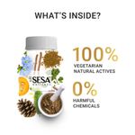Buy Sesa Ayurvedic Hair Nutrients - Plant based DHT Blocker, Biotin & Omega-3 | Controls Hair Fall & Stimulates Follicles | 60 Veg Capsules 60N - Purplle