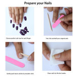 Buy BEROMT PREMIUM GLOSSY NAILS- 318 (NAIL KIT INCLUDED) - Purplle