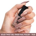 Buy BEROMT SOLID TWIST GEL FINISH NAIL POLISH- 7025 - Purplle
