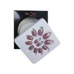 Buy BEROMT PREMIUM GLOSSY NAILS - 446 (NAIL KIT INCLUDED) - Purplle