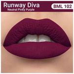 Buy BEROMT 12HR Ultra Matte-BML 102 Runway Diva - Purplle