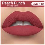 Buy BEROMT 12HR Ultra Matte- BML 112 Peach Punch - Purplle