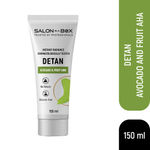 Buy Salon in a Box De-Tan | with Avocado and Fruit AHA | Suitable for Sensitive Skin | Tan Removal Face Pack for Glowing and Radiant Skin | No Bleach | 150 ml - Purplle