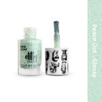 Buy Elitty Mad Over Nails, 12 Toxin Free, Infused with Witch Hazel, Vegan & Cruelty Free, Glossy -Peace Out (Mint Cookie) - Purplle
