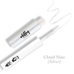 Buy Elitty Pop Liquid Eyeliner, Smudge Proof, Water Proof, Infused with Witch Hazel, Vegan & Cruelty Free - Cloud Nine (White- Metallic) - Purplle