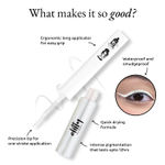 Buy Elitty Pop Liquid Eyeliner, Smudge Proof, Water Proof, Infused with Witch Hazel, Vegan & Cruelty Free - Cloud Nine (White- Metallic) - Purplle