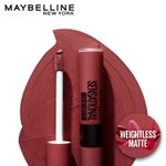 Buy Maybelline New York Lipstick, Matte Finish, Non-Sticky and Non-Drying, Sensational Liquid Matte, Made Easy, 7 ml - Purplle
