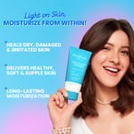 Buy Dot & Key Ceramides & Hyaluronic Skin Barrier Repair + Face Cream with Probiotics & Rice Water | Fragrance Free Face Moisturizer for Dry & Sensitive Skin, 100g - Purplle