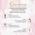 Buy Groviva Hair Gain Serum 100 ml (Pack of 1) | Intensive Hair & Scalp therapy with | Active DHT Blocker | For All Hair Types | Non Sticky, fast absorb formula | pH 5.5 | Paraben Free 100 ml - (Pack of 1) - Purplle