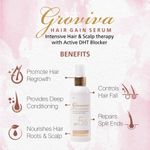 Buy Groviva Hair Gain Serum 100 ml (Pack of 4) | Intensive Hair & Scalp therapy with | Active DHT Blocker | For All Hair Types | Non Sticky, fast absorb formula | pH 5.5 | Paraben Free 100 ml - (Pack of 4) - Purplle