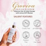 Buy Groviva Hair Gain Serum 100 ml (Pack of 4) | Intensive Hair & Scalp therapy with | Active DHT Blocker | For All Hair Types | Non Sticky, fast absorb formula | pH 5.5 | Paraben Free 100 ml - (Pack of 4) - Purplle