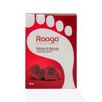 Buy Raaga Professional Pedicure & Manicure 6 Step Single Use Kit, Rose, 6 Sachets (63 g) - Purplle