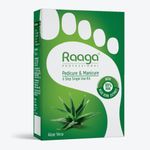 Buy Raaga Professional Pedicure & Manicure 6 Step Single Use Kit, Aloe Vera, 6 Sachets (63 g) - Purplle