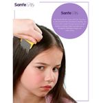 Buy SANFE Selfy Anti-Dandruff Hair Comb with 3-in-1 Function to Get Dandruff Free, Exfoliated & Healthy Hair. Comes with Keratin Infused Ceramic Coated Bristles & Stainless Steel Rounded Tips to Straighten, Detangle & Style Hair within 4mins. - 1 Pc - Purplle