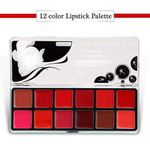 Buy Favon The Fashion Factory 12 Color Lipstick Palette - Purplle