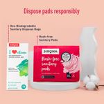 Buy Sirona Cottony Soft Rash Free Sanitary Pads for Women - Pack of 4 (XL Size) | Ultra Soft & Breathable Top Layer | Highly Absorbent Core with Wide Coverage for Leakage Protection - Purplle