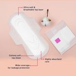 Buy Sirona Cottony Soft Rash Free Sanitary Pads for Women - Pack of 4 (XL Size) | Ultra Soft & Breathable Top Layer | Highly Absorbent Core with Wide Coverage for Leakage Protection - Purplle