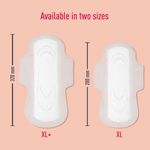 Buy Sirona Cottony Soft Rash Free Sanitary Pads for Women - Pack of 4 (XL Size) | Ultra Soft & Breathable Top Layer | Highly Absorbent Core with Wide Coverage for Leakage Protection - Purplle
