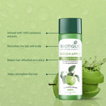 Buy Biotique Green Apple Shine & Gloss Shampoo & Conditioner (190 ml) - Purplle
