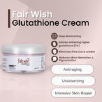 Buy FAIR WISH Pack of Vitamin C Facial Serum with Glutathione Cream for Fair & Glowing Skin,Skin Repair , Whitening ,Brightening, Lightening - Purplle