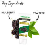 Buy Truthsome Acne Defense Face Scrub with Mulberry & Tea Tree Oil - For Acne Prone Skin, No Silicones, Sulphates, Parabens, Phthalates - for Men/Women, Moisturizing Scrub (100 ml) - Purplle