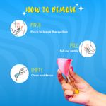 Buy Lemme Be Z Cup - Reusable Menstrual Cup | Medium Size, Ultra Soft and Rash Free, FDA Approved | 25ml (Medium, Rainbow) - Purplle