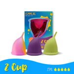 Buy Lemme Be Z Cup - Reusable Menstrual Cup | Medium Size, Ultra Soft and Rash Free, FDA Approved | 25ml (Medium, Lemon Yellow) - Purplle