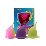 Buy Lemme Be Z Cup - Reusable Menstrual Cup | Medium Size, Ultra Soft and Rash Free, FDA Approved | 25ml (Medium, Lemon Yellow) - Purplle