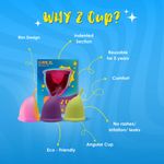 Buy Lemme Be Z Cup - Reusable Menstrual Cup | Medium Size, Ultra Soft and Rash Free, FDA Approved | 25ml (Medium, Lemon Yellow) - Purplle