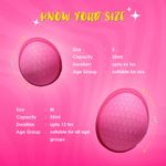 Buy Lemme Be Reusable Menstrual Cup Disc For Women With A Soft Pouch 100% Medical Grade Silicone FDA Approved | Rash Free 12 hours Protection Holds Up To 30 ml Blood (Small, Pink) - Purplle