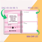 Buy Lemme Be Period Planner Undated Daily Planner Notebook Habit Tracker | Sticker Book And Journal Planner Diary | Planner Organizer For Women - Purplle