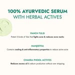Buy Kapiva Tulsi Anti-Acne Serum 30 ml | For a Clear Skin| Manjistha, Mulethi and Chakra Phool Actives - Purplle