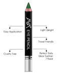 Buy AYA Eye Pencil for Kajal / Eyeliner - Green - Purplle