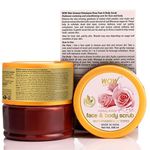 Buy WOW Skin Science Himalayan Rose Face & Body Scrub - with Rose Water & Beetroot Extract - No Parabens, Sulphates, Silicones & Synthetic Color - 200ml - Purplle