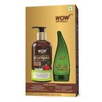 Buy WOW Skin Science Duo kit apple cider Shampoo + Aloe vera gel - Purplle
