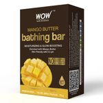Buy WOW Skin Science Mango Butter Bathing Bar - Moisturizing & Glow-Boosting - with Mango Butter - Skin-Friendly with 5.5 pH - No Parabens, Mineral Oil, Phthalates, Sulphate - 75g - Purplle