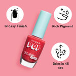 Buy SUGAR POP ''Be a POPstar'' 5 in 1 Nail Kit l 02 Bubblegum Dreams, 09 Lilac Rush, 26 Pink Perfection, 13 Red Alert & 15 Bold Please l 10 ml x 5 units l Dries in 45 seconds, Chip-resistant, Long-lasting l Nail Polish Gift Set for Women - Purplle