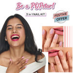 Buy SUGAR POP "Be a POPstar!" 3 in 1 Nail Kit l 02 Bubblegum Dreams, 19 Baked Bae &16 Lavender Lit l Quick drying & Long-lasting l Nail Polish Gift Set for Women - Purplle