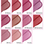 Buy SUGAR POP Satin Matte Lipstick - 05 Lotus (Light Pink) 3 gm | Infused with Vitamin E | Shea Butter & Jojoba Oil l Full Coverage | Ultra Pigmented | Hydrating | Weightless Formula - Purplle