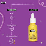 Buy SUGAR POP Glow Boosting Vitamin C Serum - Infused with Glycolic Acid & Turmeric Root Extracts to keep Skin Soft & Bright l Non-greasy & Lightweight l Removes Tan | Fades Spots l Face Serum for Women 2 Pcs - Purplle