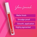 Buy MyGlamm LIT Liquid Matte Lipstick-Snacc-3 ml - Purplle
