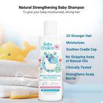 Buy BabyChakra Natural Strengthening Baby Shampoo with Curry Leaf Oil & Black Seed Oil | 2X Stronger Hair | SLS & Paraben Free | Dermatologically Tested | PH Balanced (200ml) x 2 - Purplle
