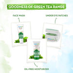 Buy Mamaearth Green Tea Under Eye Patches with Green Tea & Collagen for Puffy Eyes -30 Pairs(60 Pieces) - Purplle