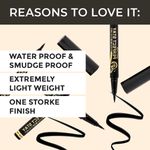 Buy Matt look Perfect Stay Style Muse Eyeliner 24 Hours Jet Black (1gm) - Purplle