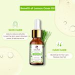 Buy Passion Indulge LEMONGRASS Essential oil For sunburn, pigmentation, & anti-stress 10ML - Purplle